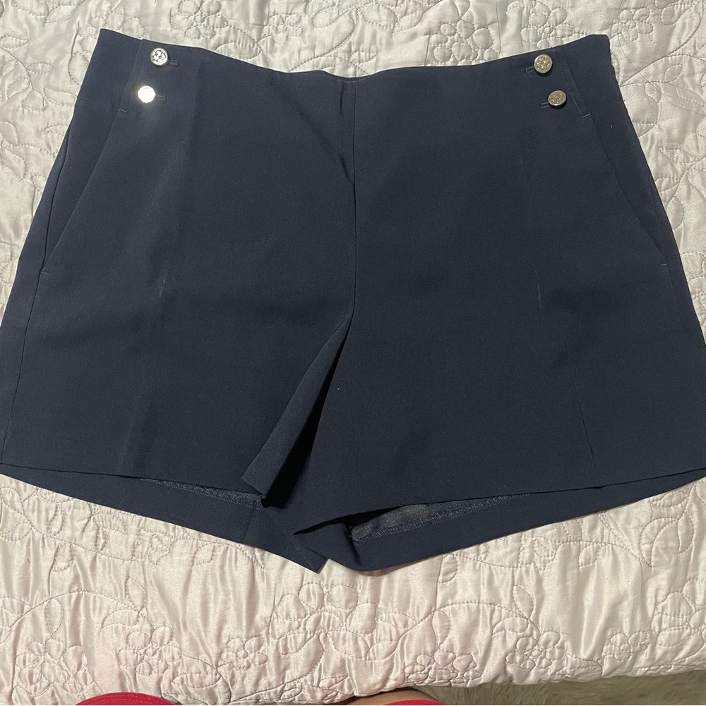 Ann Taylor Blue Skorts Tailored Design